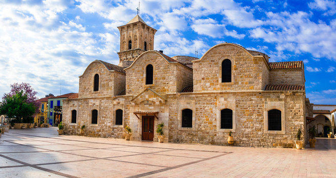Landmarks of Cyprus - Byzantin church Saint Lazaros in Larnaka town.