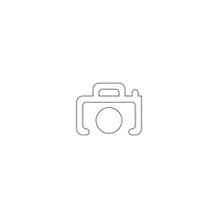 Camera icon vector symbol sign