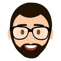 head man with glasses avatar