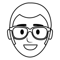 head man with glasses avatar