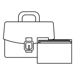 portfolio with file folder