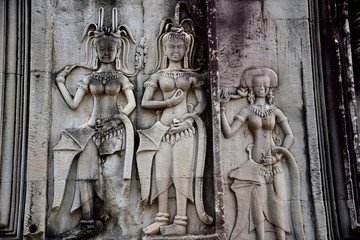 Devata von Angkor Wat