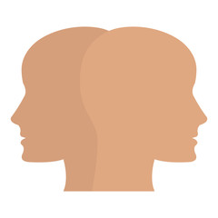 heads profiles human icon