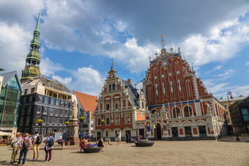 View in historic Old City, Riga, Latvia