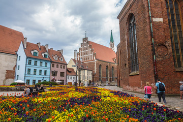 View in historic Old City, Riga, Latvia