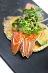 Smoked salmon fillet