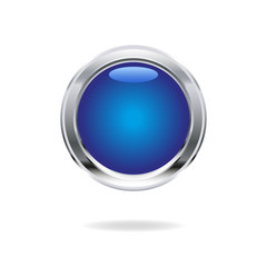 blue buttons  3d vector