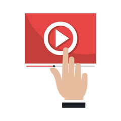 hand indexing media player interface