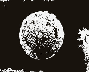 Grunge background. Abstract template. Texture with the effect of noise, grain, roughness. Vector illustration for a design surface.