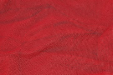 fabric stretch mesh red
