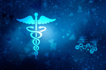 2d illustration Health care and medical logo 
