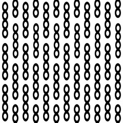 Black chain geometric seamless pattern