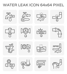 burst pipe icon