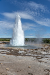 Strokkur geyser in Iceland