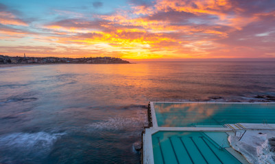 Bondi Beach Sunrise in Sydney Australia