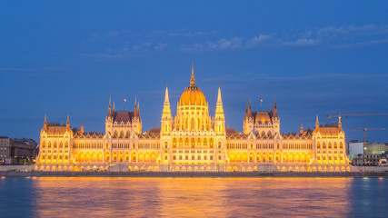 Fototapeta na wymiar Budapest Parliament - Hungary
