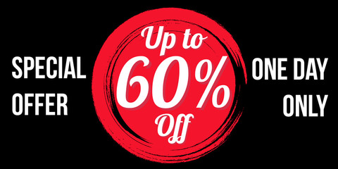 Sale banner template design. special offer, end of season , This weekend only . vector illustration.