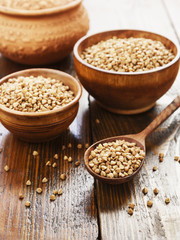 Whole buckwheat grain