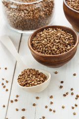 Whole buckwheat grain