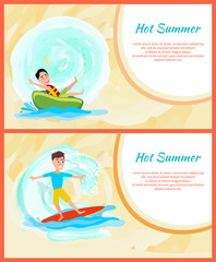 Hot Summer Colorful Image, Water Sports Activity