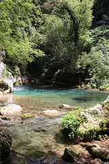 Fototapeta premium waterfall of San Benedetto in Subiaco