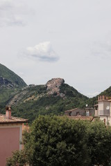 Fototapeta na wymiar small village of Canterano