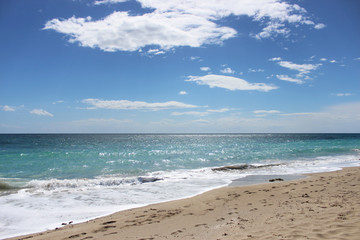 sea in winter in Salento