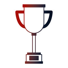 trophy award cup isolated icon