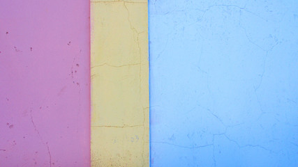 Fototapeta premium Colorful wall for backgrounds with copy space