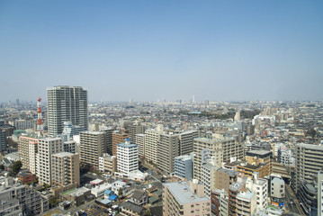 Fototapeta na wymiar 練馬区役所から西北西方向の風景
