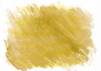 Golden yellow horizontal  watercolor  gradient  hand drawn  background. It's useful for graphic design, backdrops, prints, wallpaper and etc
