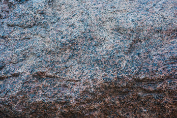 The texture of the granite stone is close