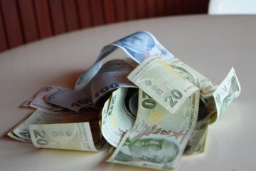 Turkish lira money
