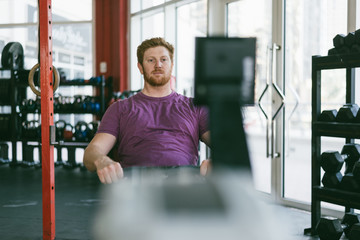 Athletes training in a cross-fit gym