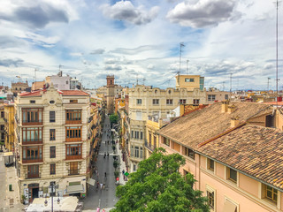 street view of the city
