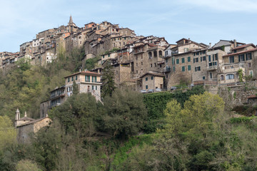 Fototapeta premium Apricale. Ancient village, Province of Imperia, Italy