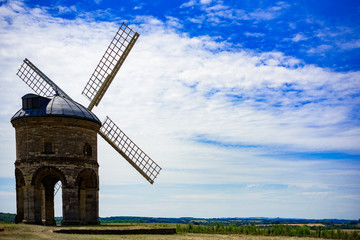 Fototapeta na wymiar Old Windmill, UK Landscape