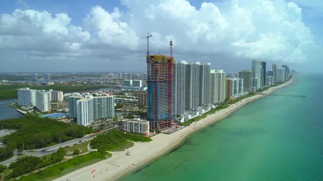 Aerial Ritz Carlton Residences Sunny Isles Beach