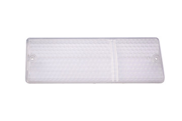 lens of a lightof a car on an isolated white background