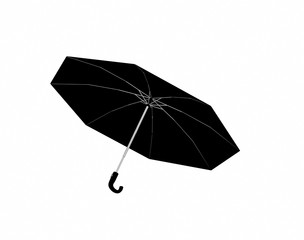 Aufgespannter Regenschirm