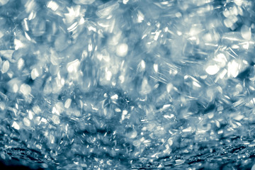 Crystal chandelier close-up. Glamour background with copy space