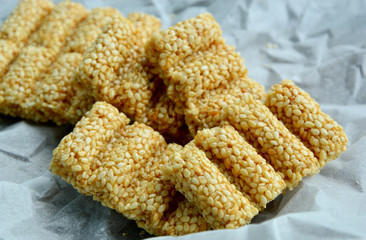 Product of sesame.
sesame snack Sticks.