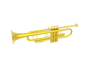 Fototapeta na wymiar Goldene Trompete