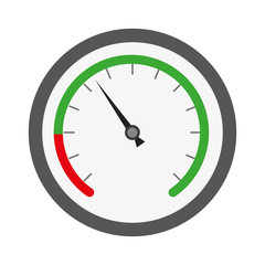 speed gauge isolated icon