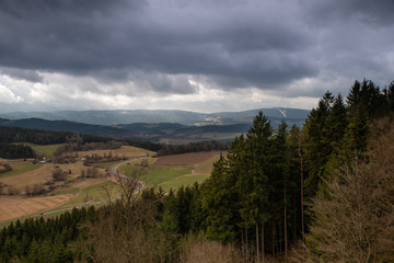 Fototapeta na wymiar Blick von Altnußberg