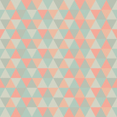 geometric triangle seamless pattern pastel colors vector background