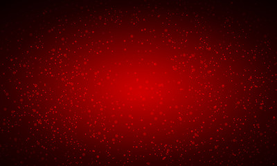 red gilding on a red background