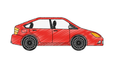 car vehicle sedan automobile transport drawing design