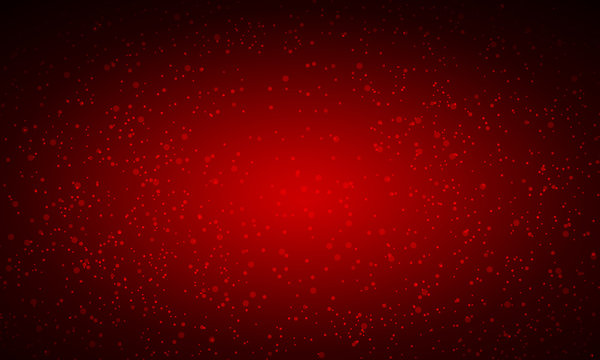 red gilding on a red background