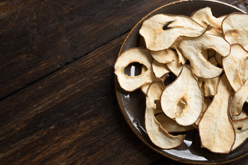 Pear dehydrated chips